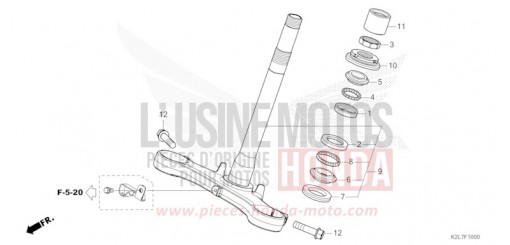 TIGE DE DIRECTION ADV350AR de 2024